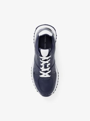 Jaime Mixed-Media Trainer in DRESS BLUES | Michael Kors