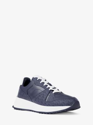 MK Sneaker Jaime Aus Materialmix - Blau