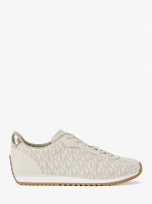 Rhodes Signature Logo Trainer in VANILLA | Michael Kors