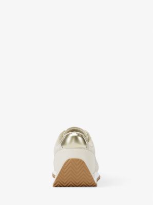 Rhodes Signature Logo Trainer in VANILLA | Michael Kors