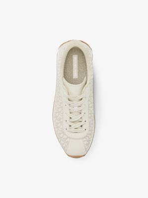 Rhodes Signature Logo Trainer in VANILLA | Michael Kors