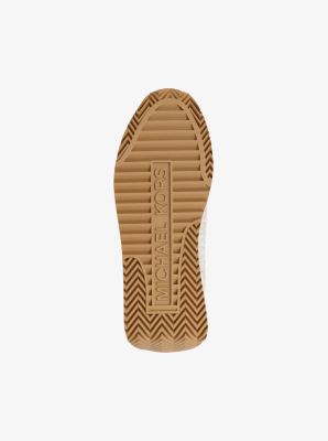 Rhodes Signature Logo Trainer in VANILLA | Michael Kors