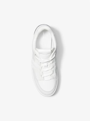 Sneaker Ryder in pelle con plateau in BIANCO OTTICO | Michael Kors