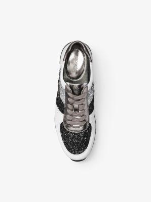 Michael kors sales allie glitter sneakers