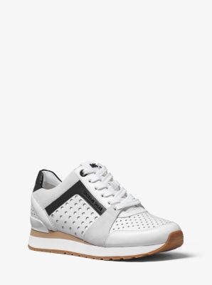billie perforated sneaker michael michael kors