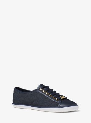 michael kors denim sneakers