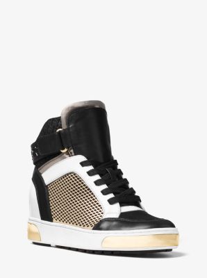 michael kors pia high top sneakers