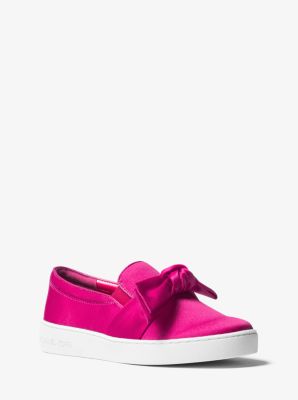 michael kors pink slip on shoes