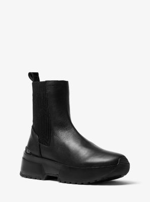 michael michael kors cosmo leather sneaker boot