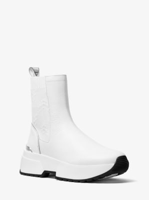 michael kors white boots