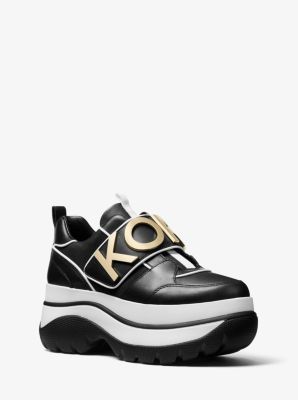 michael kors platform trainers