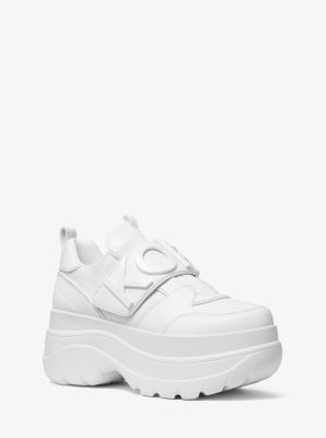 michael kors platform trainers