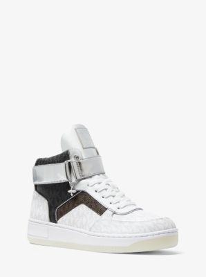 michael kors black high top sneakers