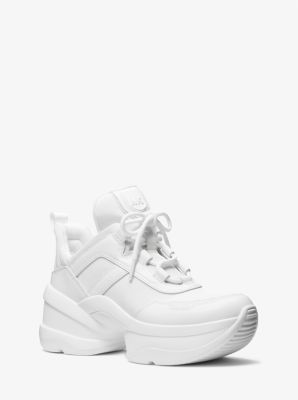 all white michael kors shoes