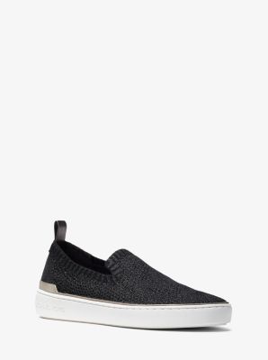 Skyler metallic store knit sneaker