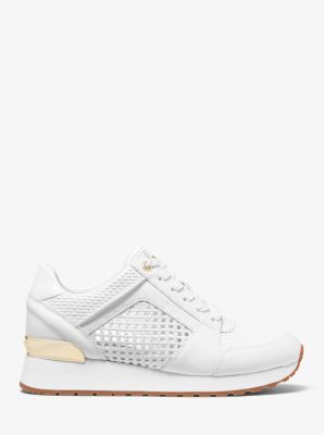 michael kors leather trainers