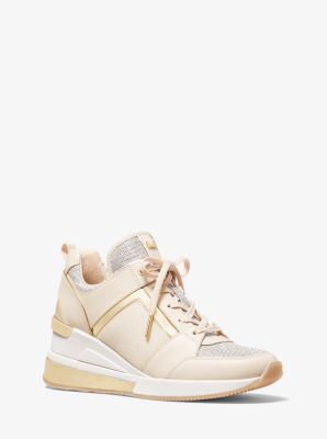 michael kors khaki trainers