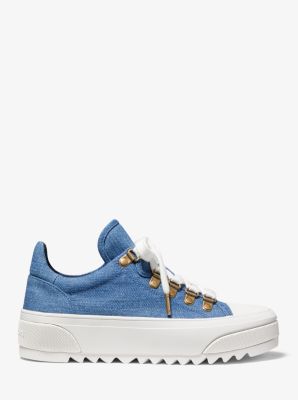 michael kors denim sneakers