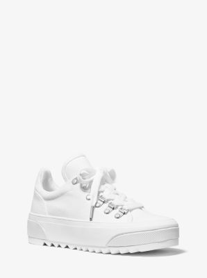 michael kors canvas sneakers