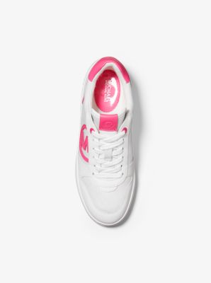 michael kors tennis shoe mens silver