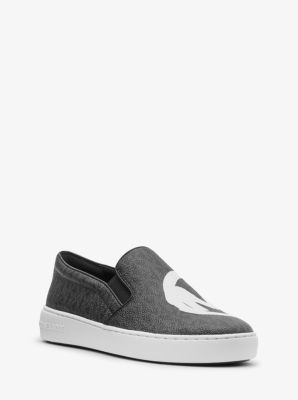 printed slip on sneakers
