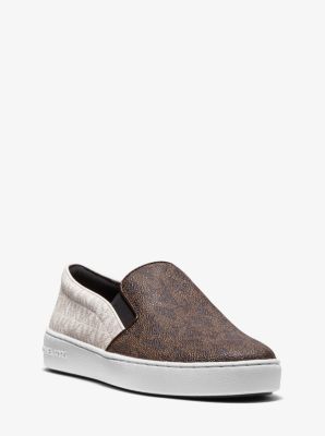 Teddi Logo Slip-On Platform Sneaker Michael Kors | vlr.eng.br