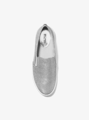 Keaton Chain-Mesh Slip-On Sneaker | Michael Kors