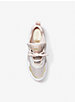 Olympia Glitter Chain-Mesh and Leather Trainer image number 2