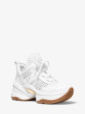 michael kors olympia trainer black