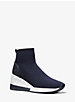 Skyler Stretch Knit and Two-Tone Logo Sock Sneaker image number 0
