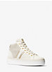 Chapman Logo Jacquard and Leather High-Top Sneaker image number 0
