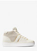 Chapman Logo Jacquard and Leather High-Top Sneaker image number 1