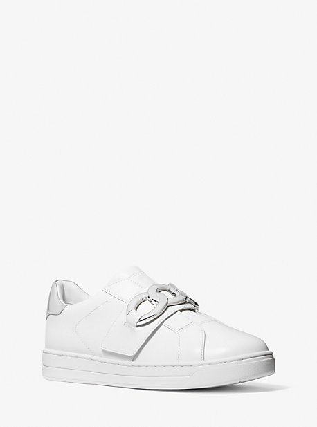 Kenna Chain Link Leather Sneaker