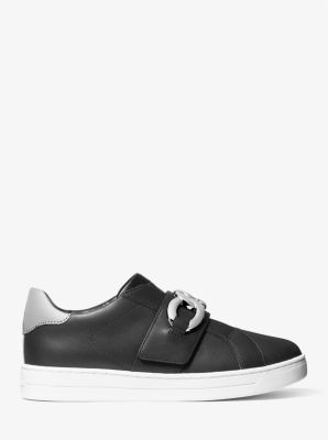 Kenna Chain Link Leather Sneaker