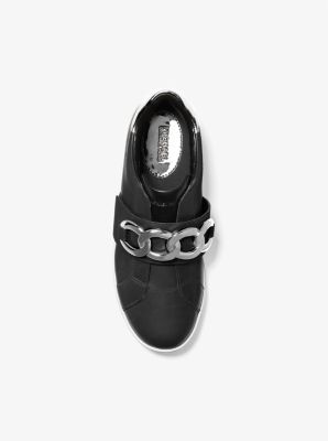 Kenna Chain Link Leather Sneaker