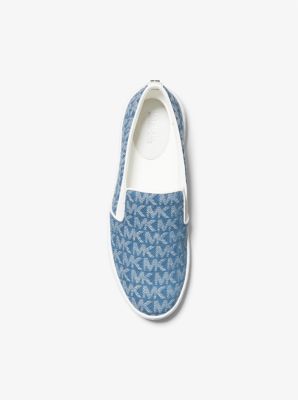 Espadrille mocassin Keaton en jacquard &agrave; logo