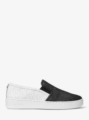Keaton Two-Tone Logo Slip-On Sneaker