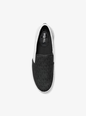 Keaton Two-Tone Logo Slip-On Sneaker