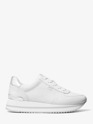 Espadrille Monique en toile in BLANC OPTIQUE | Michael Kors