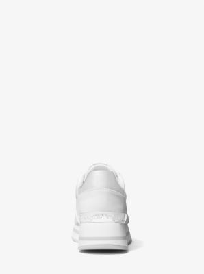 Espadrille Monique en toile in BLANC OPTIQUE | Michael Kors