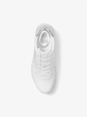 Espadrille Monique en toile in BLANC OPTIQUE | Michael Kors