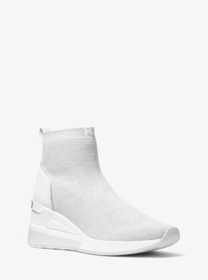 Skyler Metallic Stretch Knit Sock Sneaker | Michael Kors
