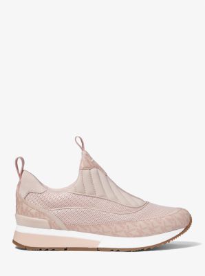 Michael kors allie on sale trainer sneakers pink