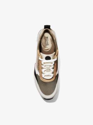 Michael kors allie store trainer sneakers olive