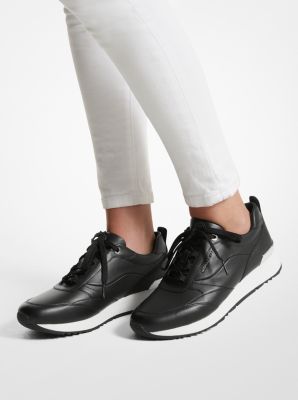 Allie Stride Leather and Nylon Trainer image number 4