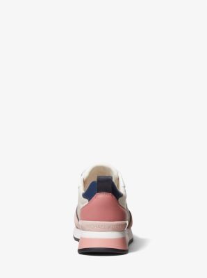 Allie Stride Leather Trainer in CREAM MULTI | Michael Kors