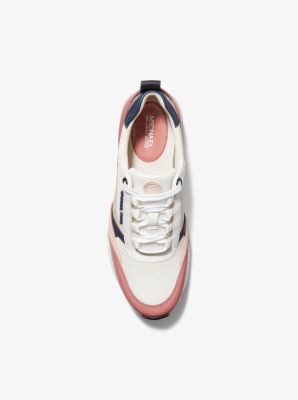 Allie Stride Leather Trainer in CREAM MULTI | Michael Kors