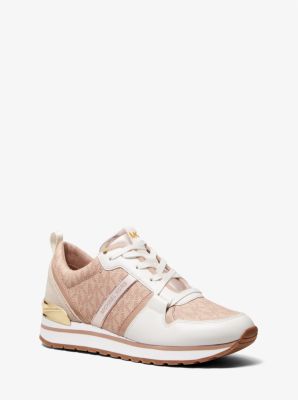 Dash Logo and Leather Trainer | Michael Kors