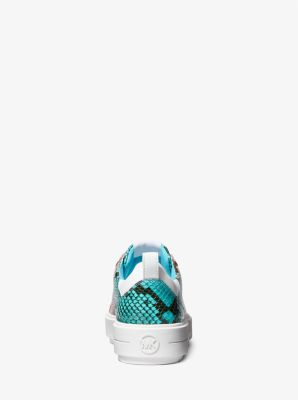 【Michael Kors】Emmett Python Embossed Leather Sneaker Emmett Python Embossed Leather Sneaker | Michael Kors [US]