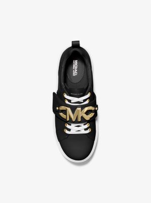 Michael kors casey logo tape leather sneaker online